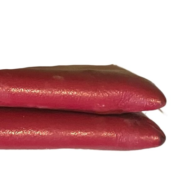 EUC Coach Red Double Zip Wristlet - Picture 4 of 11